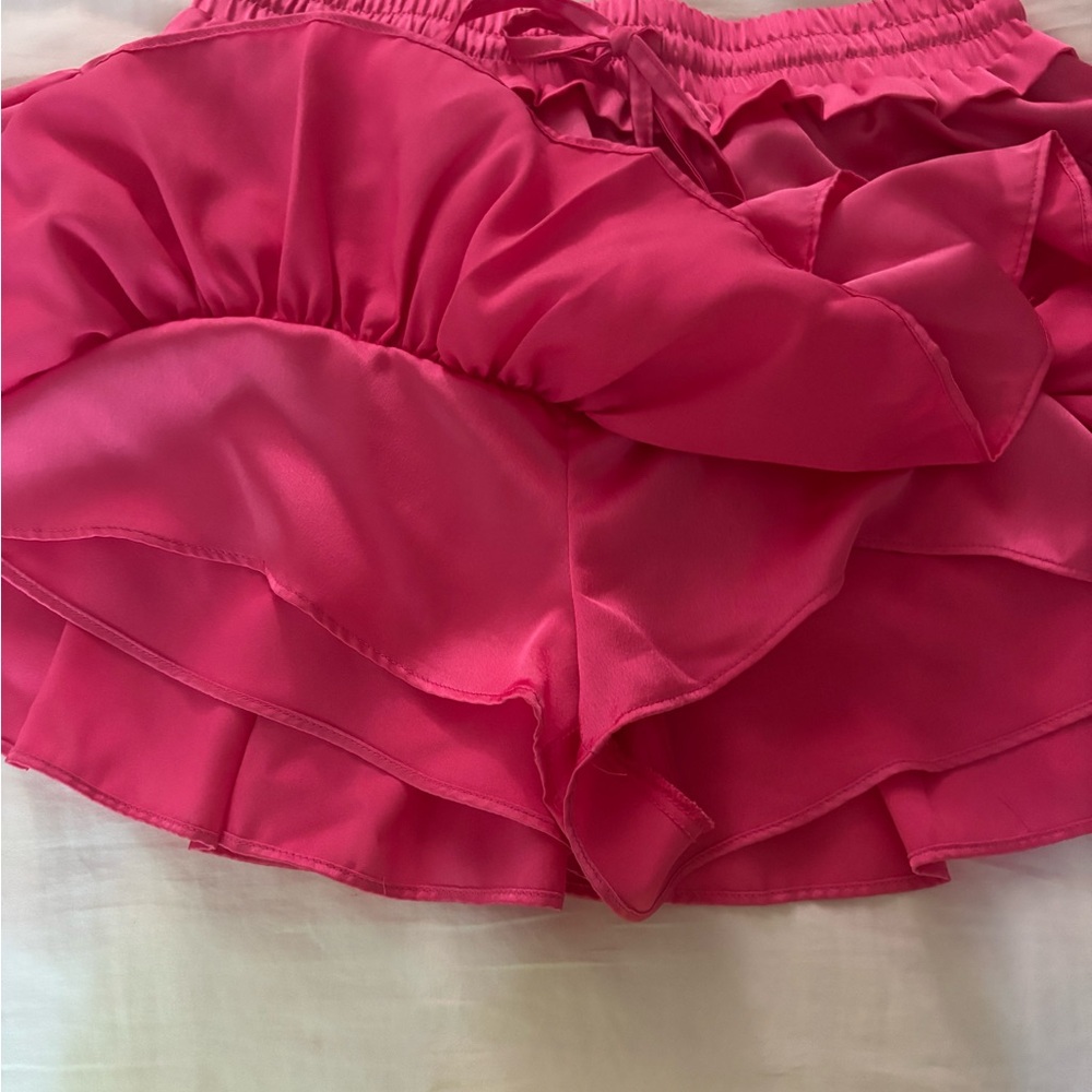 Triple Threads Pink ruffle skort - Picture 3 of 3